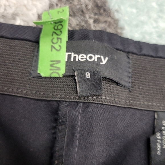 Theory Black Thaniel Approach Ankle Pants - Picture 5 of 8